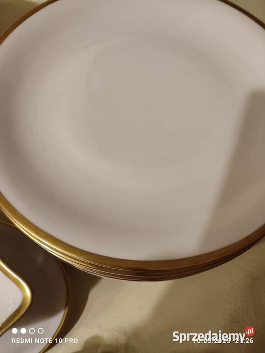 Serwis obiadowy na 6 osób beżowy Stargard