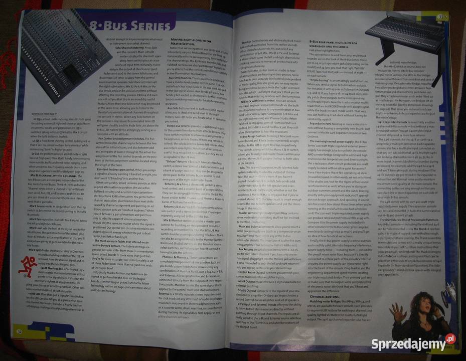 MACKIE Spring 1998 Analog Products and Kępice