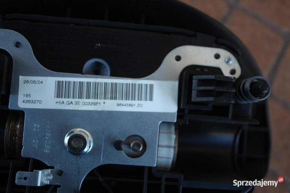 PODUSZKA AIRBAG KIEROWCY PEUGEOT 407 96445891