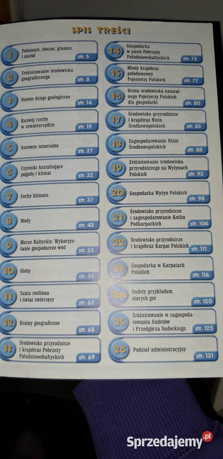 Geografia pomoce Podręcznik kolekcjonerskie Warszawa