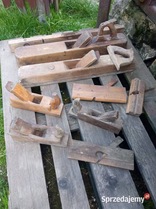 Stare zabytkowe strugi heble ręczne do drewna śląskie sprzedam