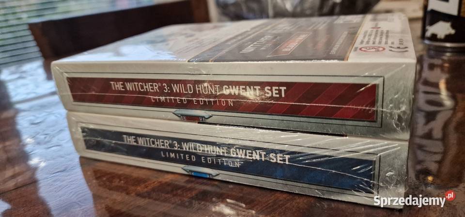 Wiedzmin witcher karty gwint nowe folia serca z Sztabin