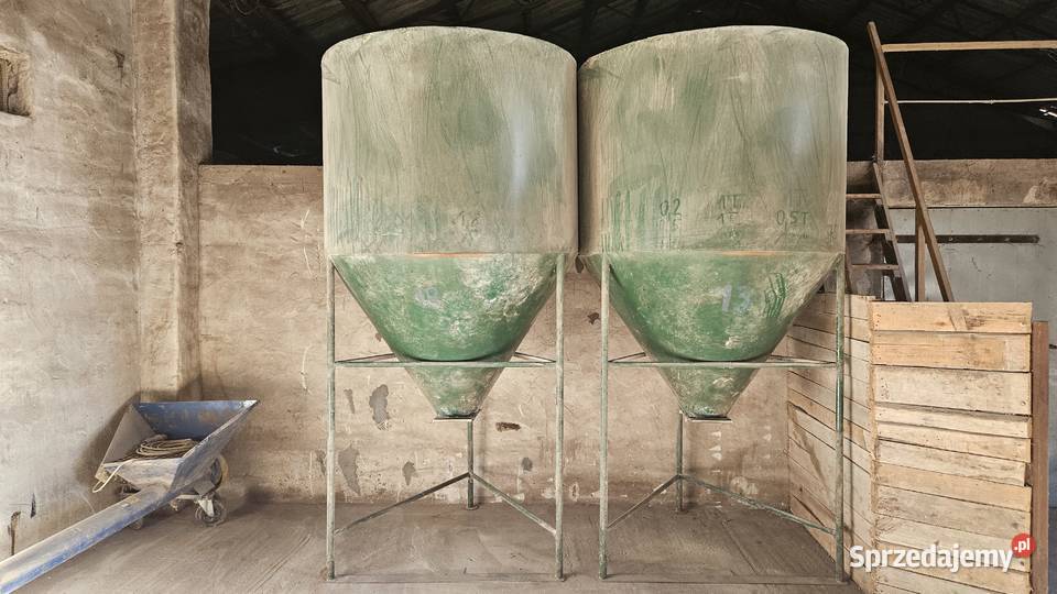 śrutownik BIN 11kW mieszalnik 2000 żmijka silosy Gosławice