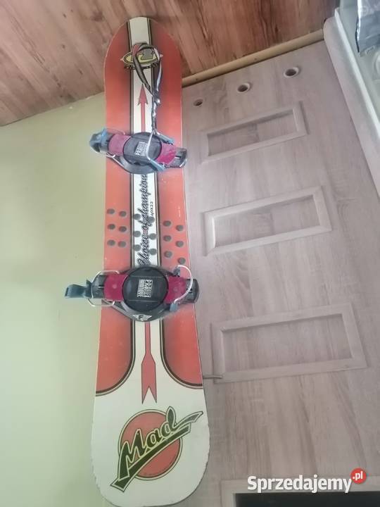 deska snowboardowa mad f2 wraz z wiązaniami