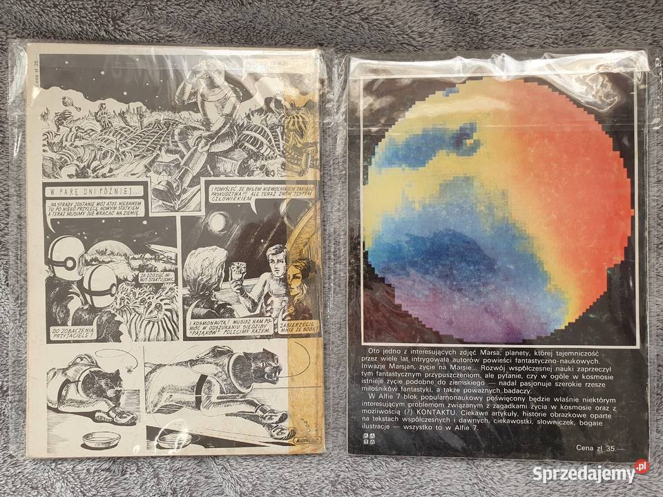 Alfa zestaw 5 magazynów z komiksami 19761981 Polskie Gdynia