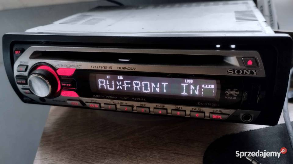 Sony CDX GT420U USB AUX RADIO SAMOCHODOWE Sony łódzkie Łódź