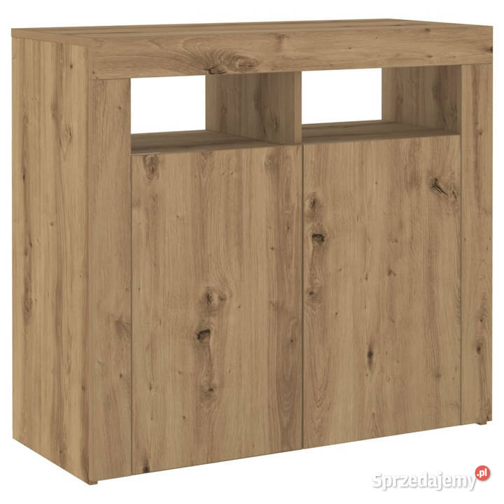 Szafka z oświetleniem LED dąb artisan 80x35x75 Warszawa
