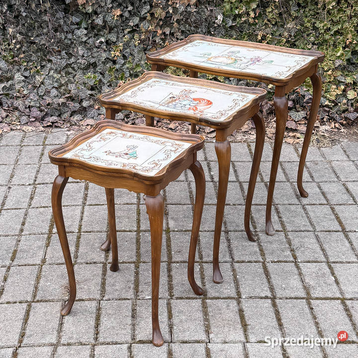 ARTexpert Stolik stoliki trojak trojaki Ludwik Meble sprzedam