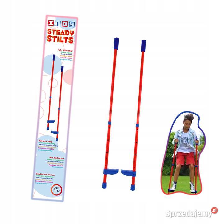 Indy Dziecięce balansowa szczudła czerwone Pozostałe mazowieckie Myszyniec sprzedam