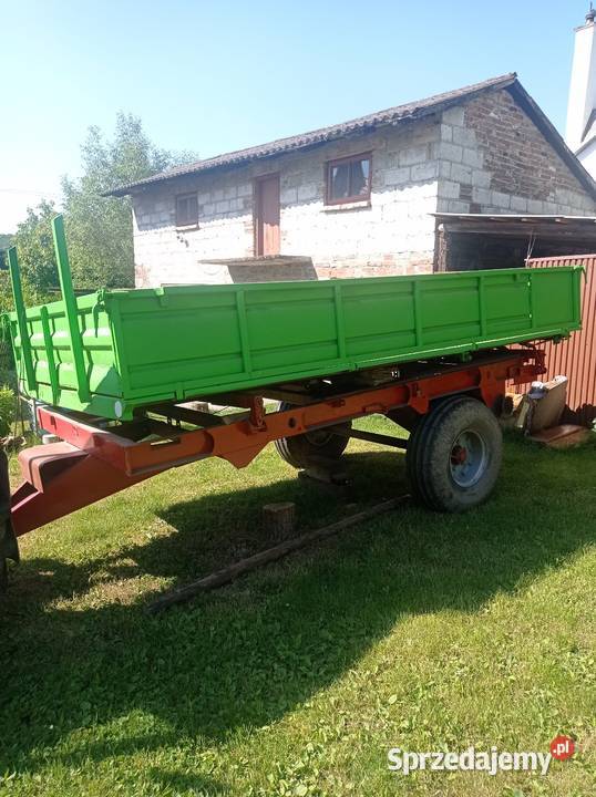 Przyczepa jedno osiowa wywrotka 2 stronna Przemyśl sprzedam
