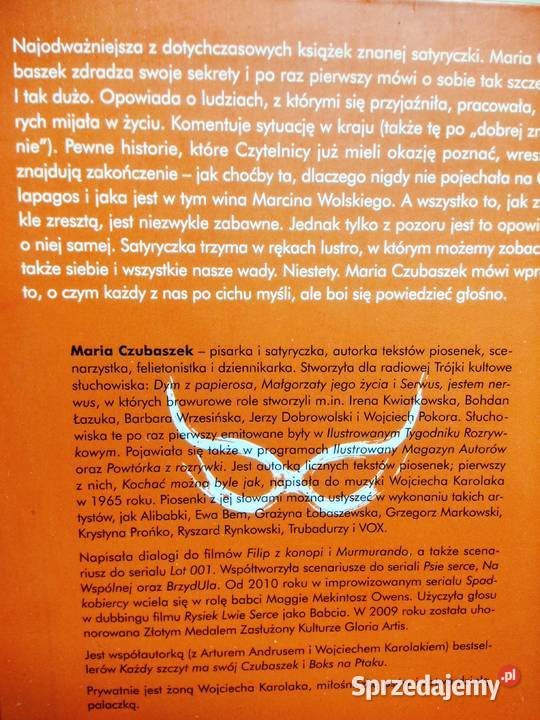 Czubaszek Nienachalna z urody książki outlet mazowieckie