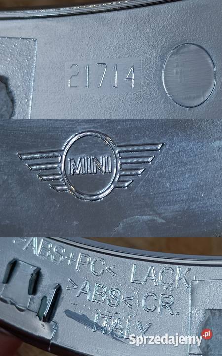 MINI COOPER F55 F56 F57 15 PIERŚCIEŃ RAMKA CHROM Atrapy wielkopolskie Pleszew