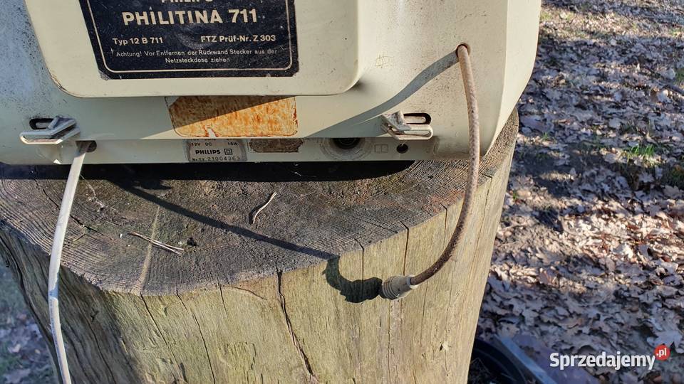 Stary tv retro philips philitina 711 typ 12 B Pozostałe mazowieckie Warszawa