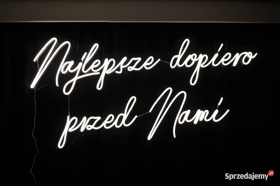 Neon na wesele napis led ślub dekoracja ledon Kraków