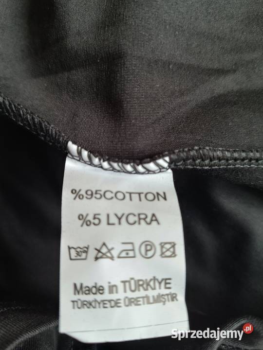 Tunika czarna z wzorem w panterkę bawełna Panterka Moda i Styl Cieszyn