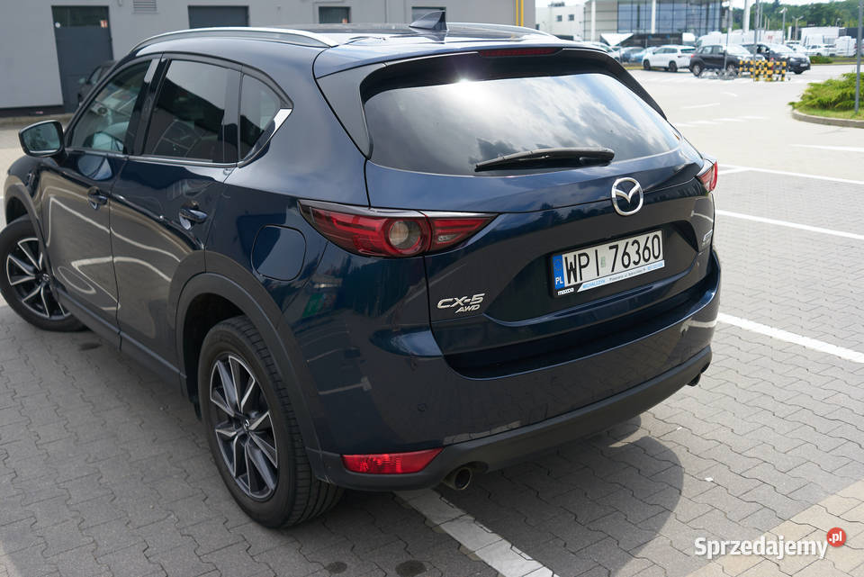Mazda CX5 AWD 194 6AT benz serwisowany w ASO asystent pasa ruchu Konstancin-Jeziorna