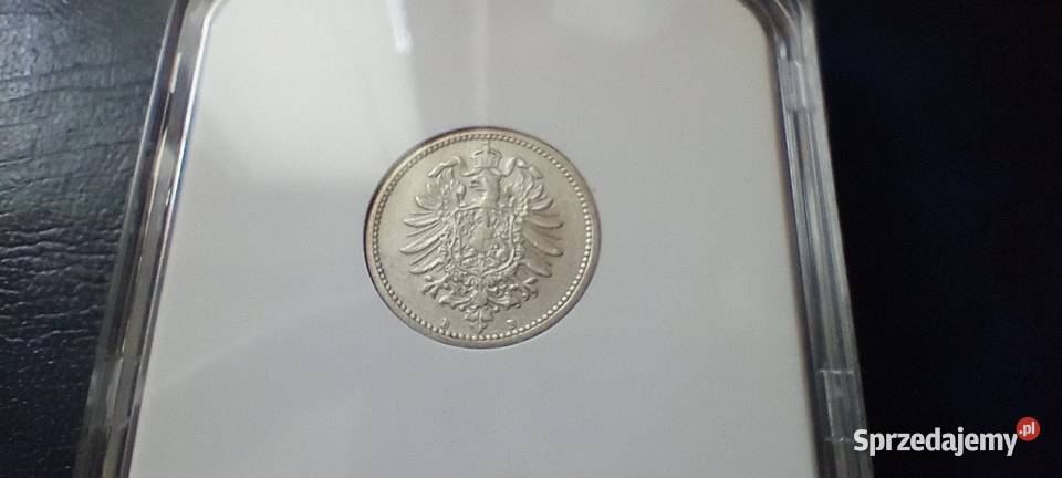 Stare monety 50 fenig 1876 B Niemcy srebro