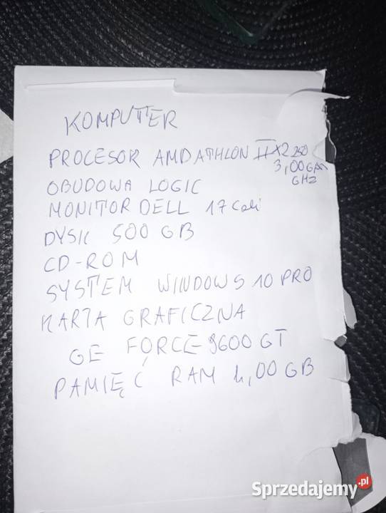 Komputer stacjonarny Pamięć RAM 4 Białystok