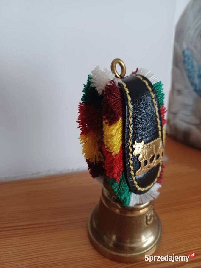 Dzwonek z krzyżem Szwajcaria Mosiądz Poznań