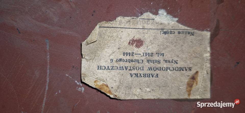 Pukiel górny czasza do Nysy 522 nowe oryginalne Gdańsk