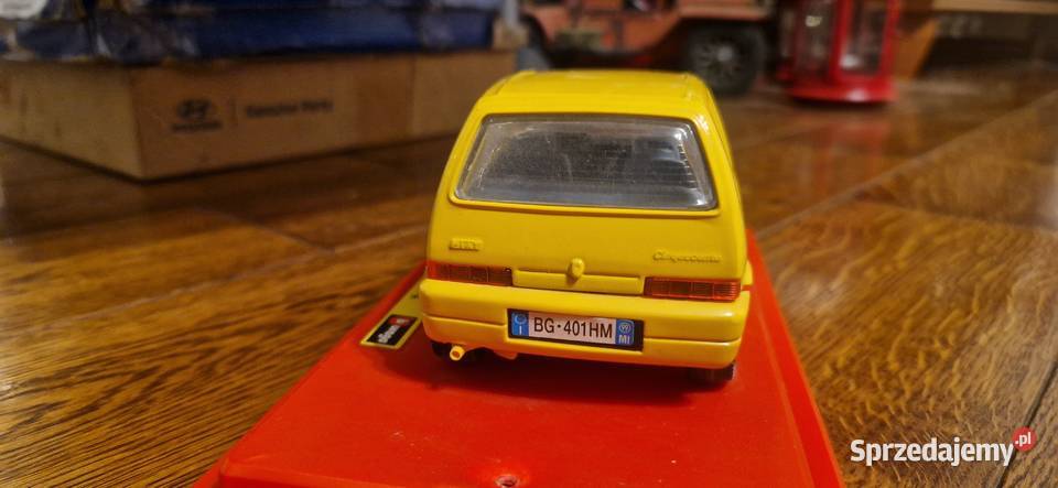 Fiat cinquecento 124 burago Łódź