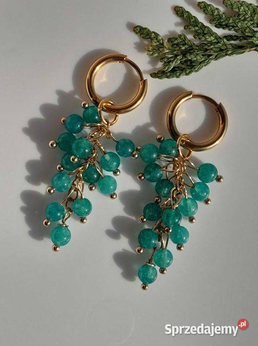 Zestaw z kamienia naturalnego Amazonit Kozienice