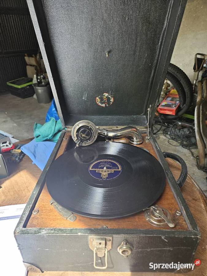 Gramofon walizkowy czarny Poznań