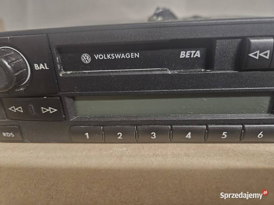 Radio VW Beta oryginal z kodem Warszawa