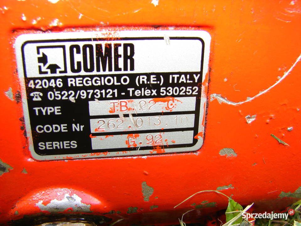 Przekładnia kątowa WOM do maszyny rolniczej Starogard Gdański