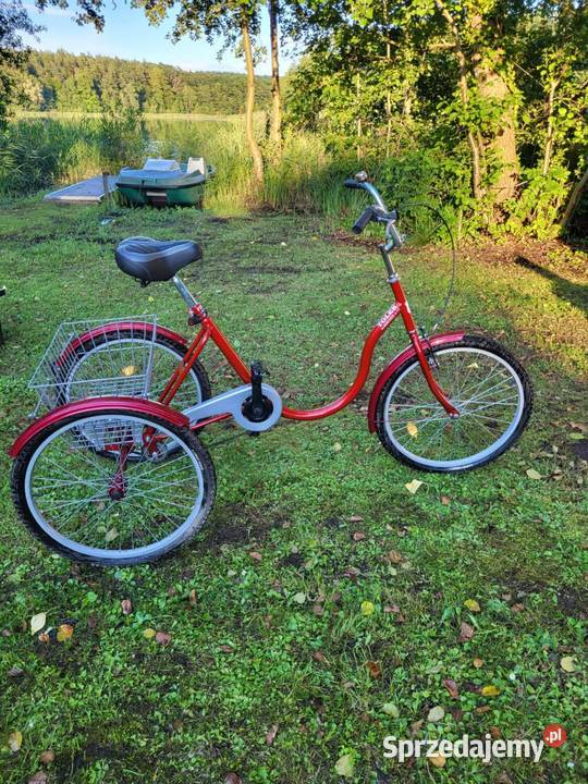 Prawie nowy Rower trójkołowykoła 24 Barlinek