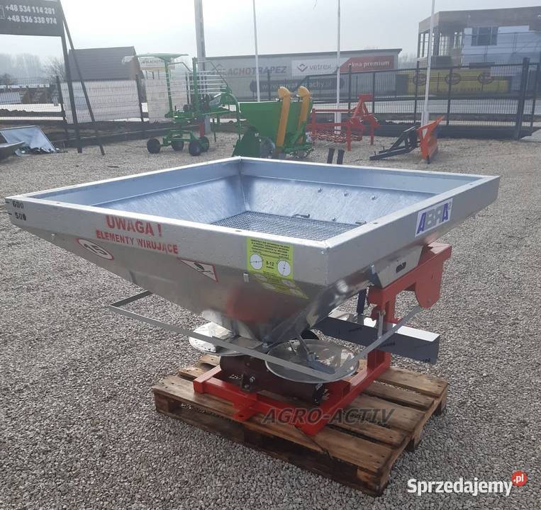 Rozsiewacz do nawozów ABRA 800L RAU Kwasówka świętokrzyskie