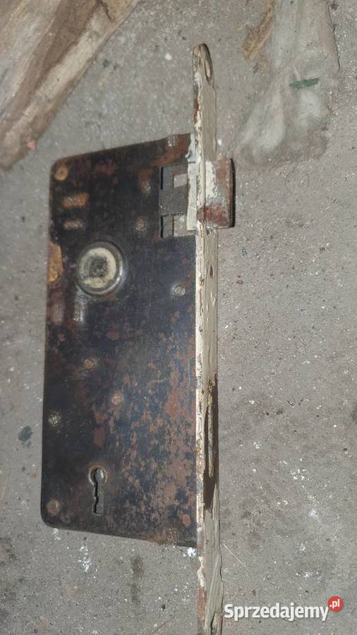 Zamek stary do drzwi vintage wpuszczany PRL mazowieckie Warszawa