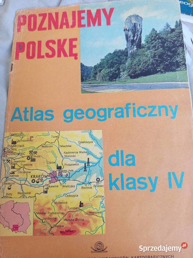 Atlasy szkolne z PRL pomorskie Gdańsk
