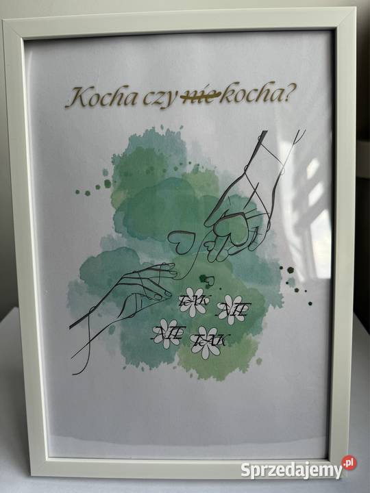 Unikatowe ponadczasowe dzieło w ramce Warszawa sprzedam