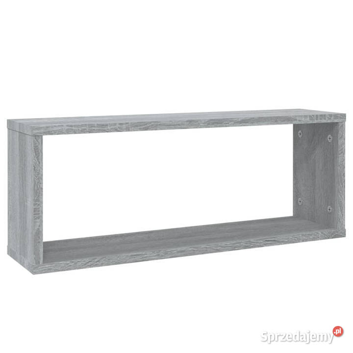 Półki ścienne 2 szary dąb sonoma 60x15x23 Warszawa