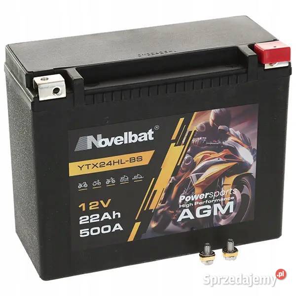 Akumulator NOVELBAT HP FA YTX24HLBS 12V 22Ah Jelcz-Laskowice