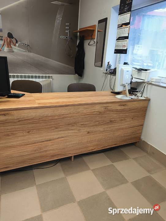 Meble biurowe biurko na 2 stanowiska szafa na Chrzanów