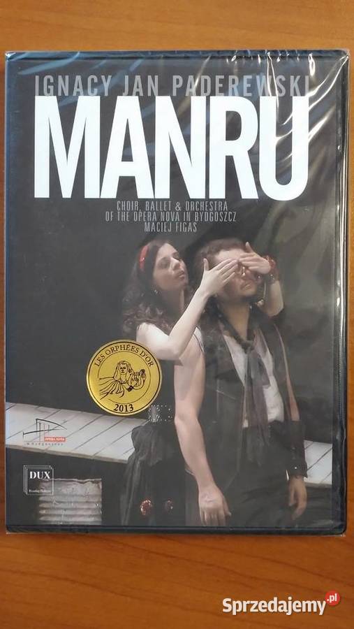 Manru Ignacy Jan Paderewski DVD mazowieckie Warszawa