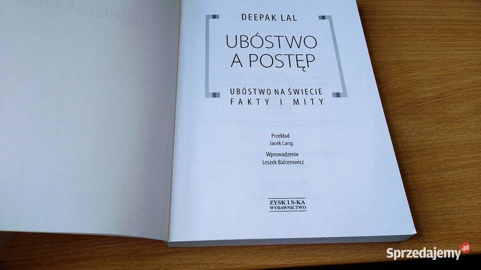 Ubóstwo a postęp ubóstwo na świecie fakty i mity Książki naukowe i popularnonaukowe Gdańsk