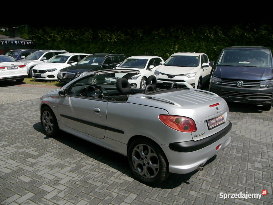 Peugeot 206 CC Cabrio 16b Stan b bez rdzy i lakier metallic Częstochowa sprzedam