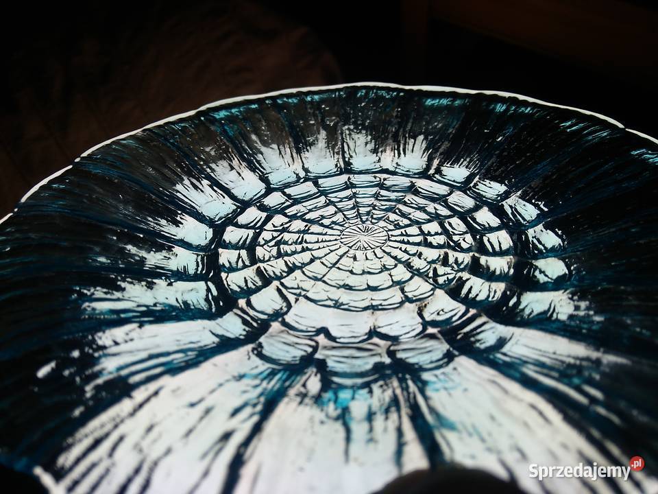 Frost talerz Cora patera niebieska 175 Szkło Warszawa