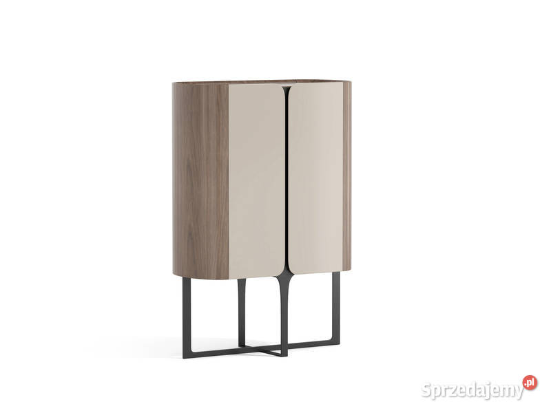 Komoda loft Linea orzech włoski kaszmir stal
