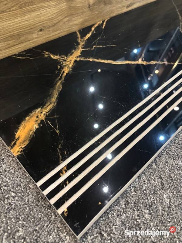 Gres schody stopnica czarny marmur 30x120 deska Płytki podłogowe Zakopane