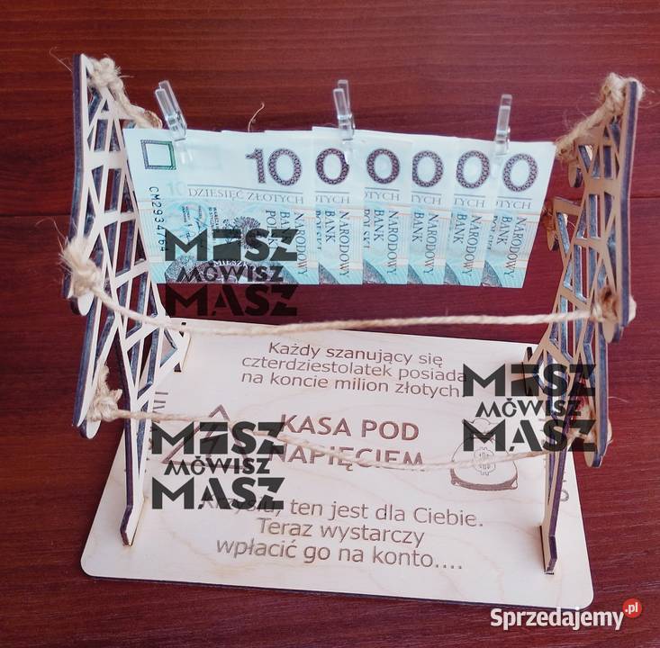 Stojakpudełko na kasę elektryka urodziny awans Borne Sulinowo