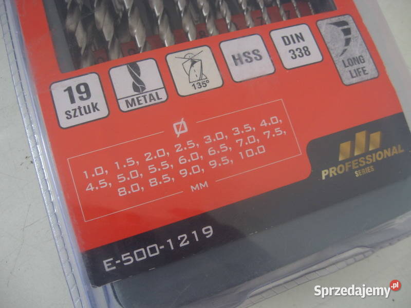 Zestaw wierteł EPM E5001219 LOMBARDI sprzedam