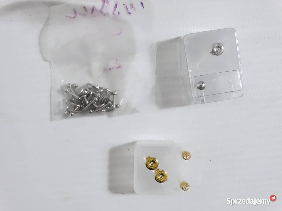 MEGA ZESTAW Piercing 60 kolczyków do nosa