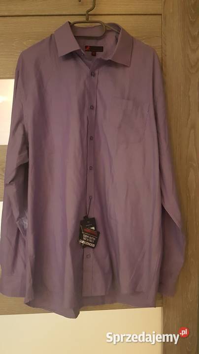 Męska koszula fioletowa Dressmann XL Rozmiar XL Skawina