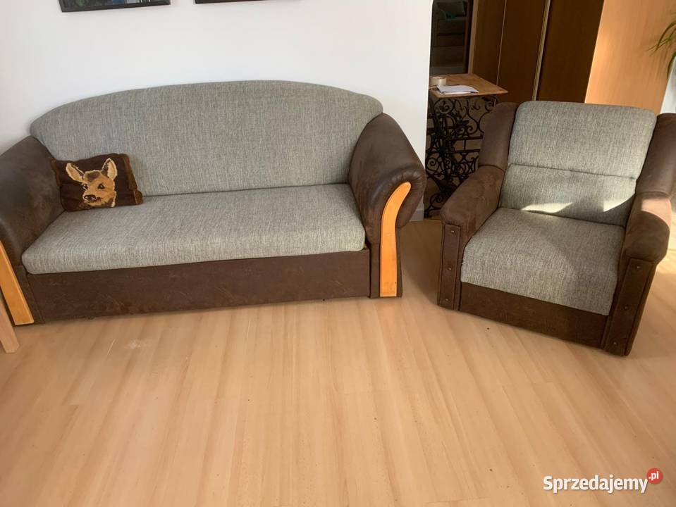Sprzedam kanapę i fotel Fotele i kanapy Części samochodowe Gniezno