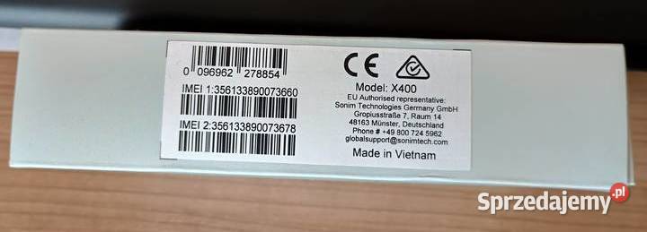 Nowy pudełko nie było otwierane mocny smartfon