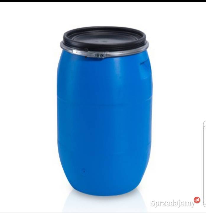 Beczka Plastikowa z Pokrywą 220lStan B Oława